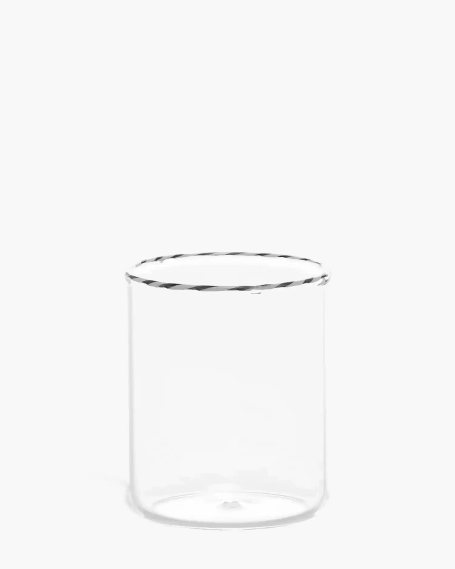 Zafferano Intrecci tumbler White Black 42 cl - 14.78 oz - Buy now on ShopDecor - Discover the best products by ZAFFERANO design