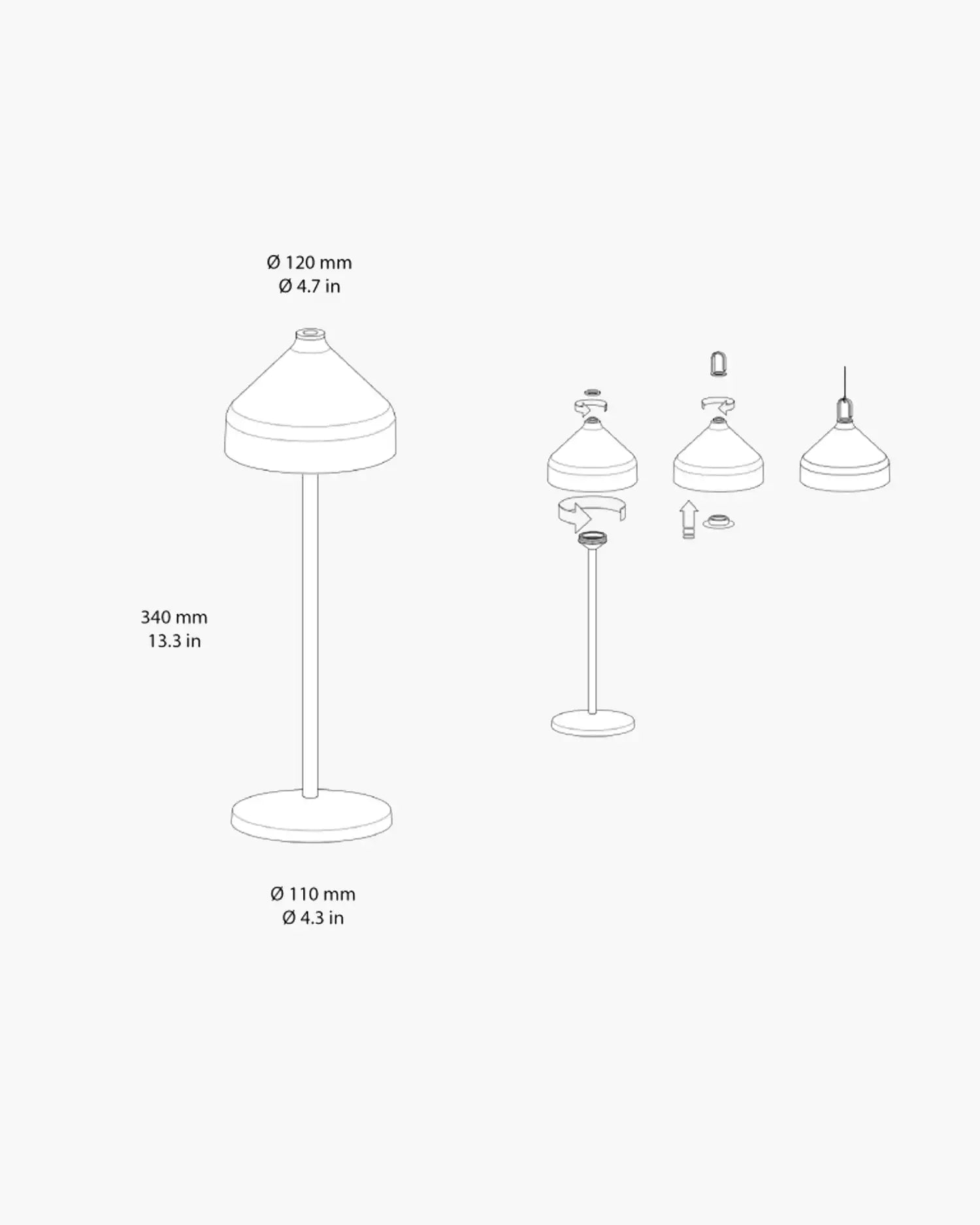 Zafferano Lampes à Porter Amelie table lamp - Buy now on ShopDecor - Discover the best products by ZAFFERANO LAMPES À PORTER design