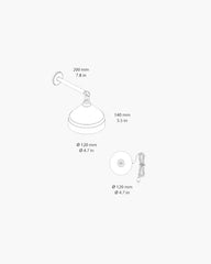 Zafferano Lampes à Porter Amelie wall lamp - Buy now on ShopDecor - Discover the best products by ZAFFERANO LAMPES À PORTER design