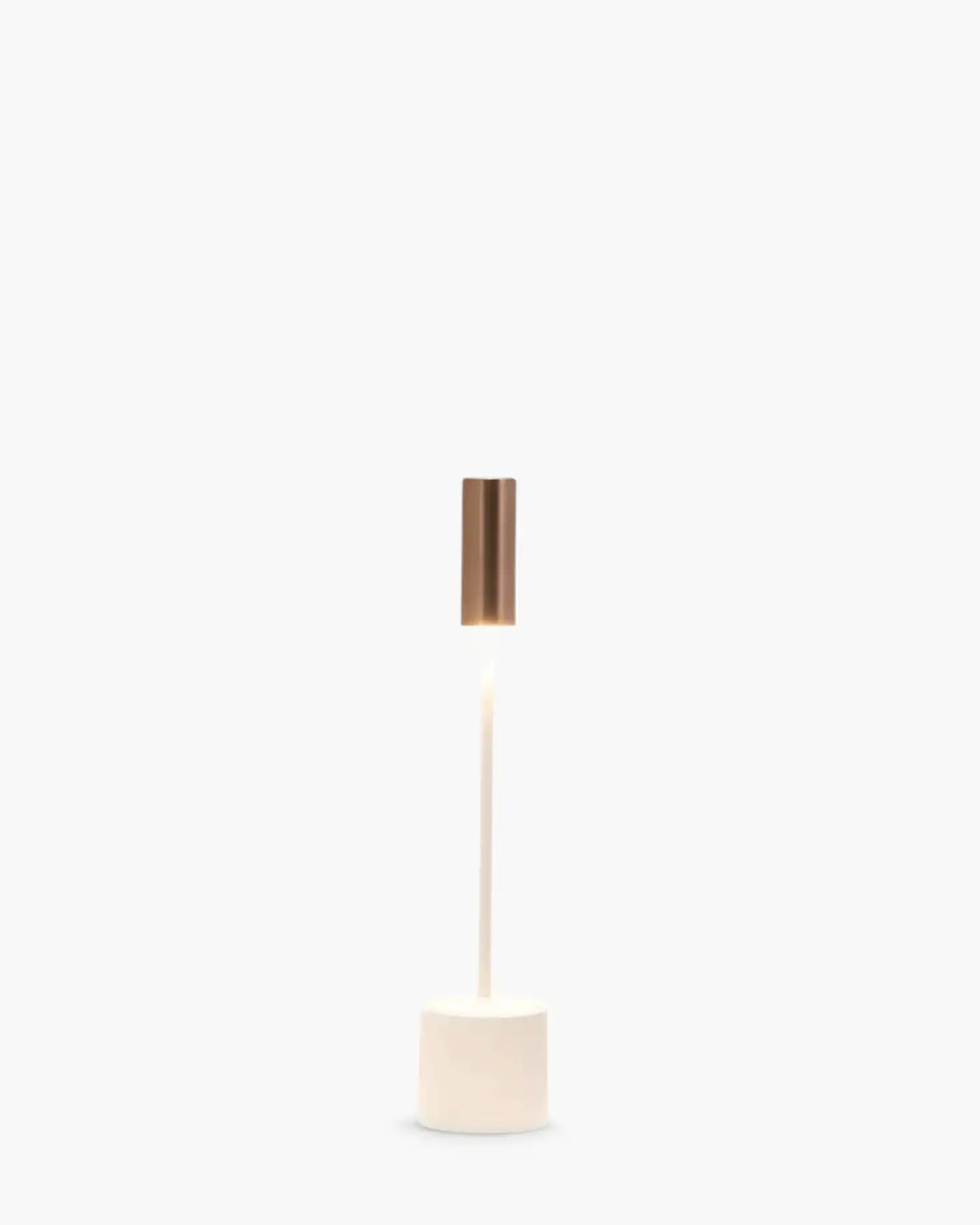 Zafferano Lampes à Porter Carolina portable/table lamp Zafferano Glossy Ivory - Brushed Bronze Iw - Buy now on ShopDecor - Discover the best products by ZAFFERANO LAMPES À PORTER design