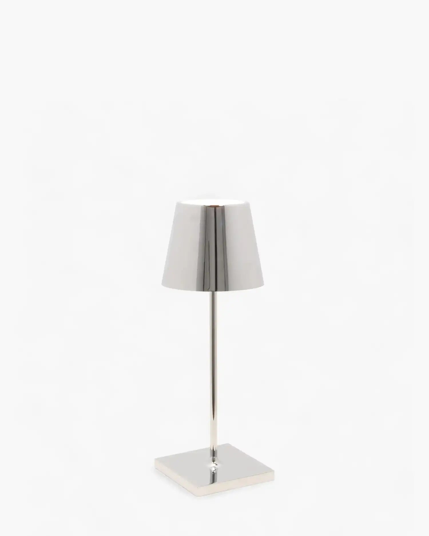 Zafferano Lampes à Porter Poldina Mini Pro Table lamp Zafferano Chrome C3 - Buy now on ShopDecor - Discover the best products by ZAFFERANO LAMPES À PORTER design