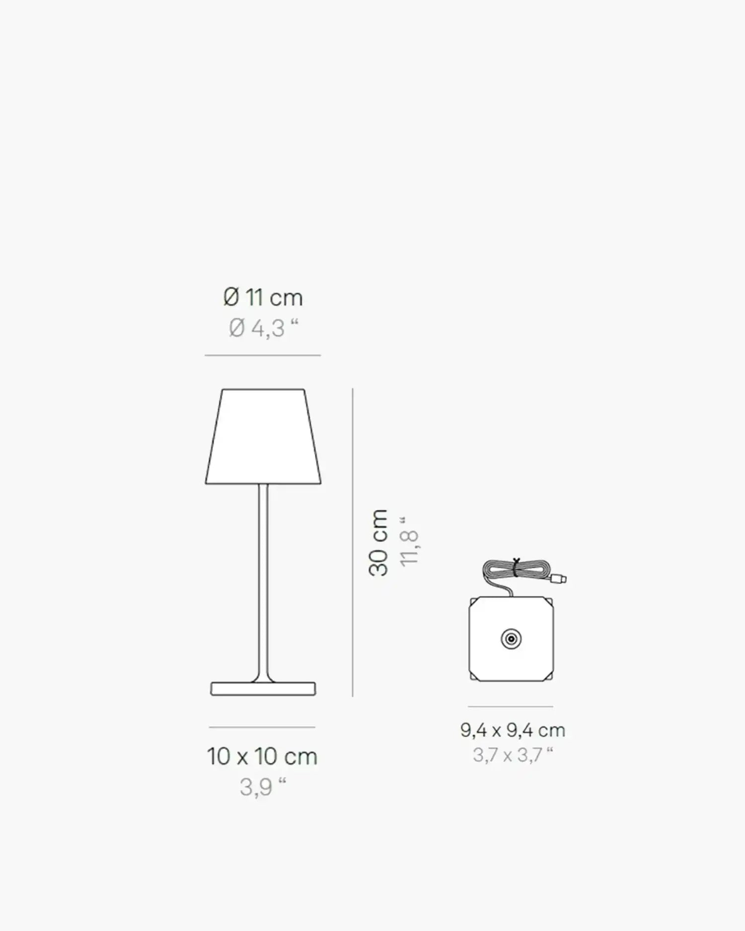 Zafferano Lampes à Porter Poldina Mini Pro Table lamp - Buy now on ShopDecor - Discover the best products by ZAFFERANO LAMPES À PORTER design
