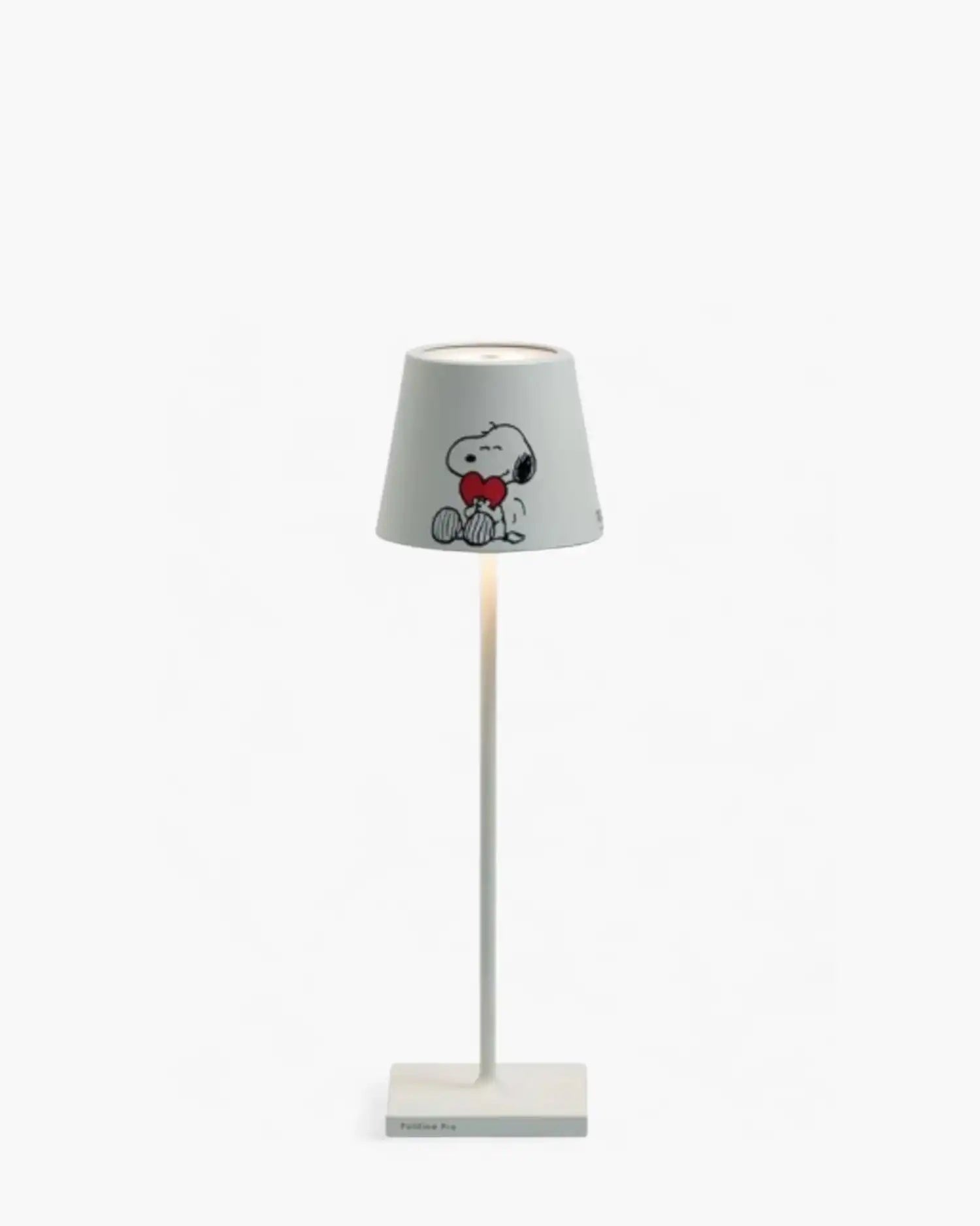 Zafferano Lampes à Porter Poldina x Peanuts table lamp Heart-White stem - Buy now on ShopDecor - Discover the best products by ZAFFERANO LAMPES À PORTER design