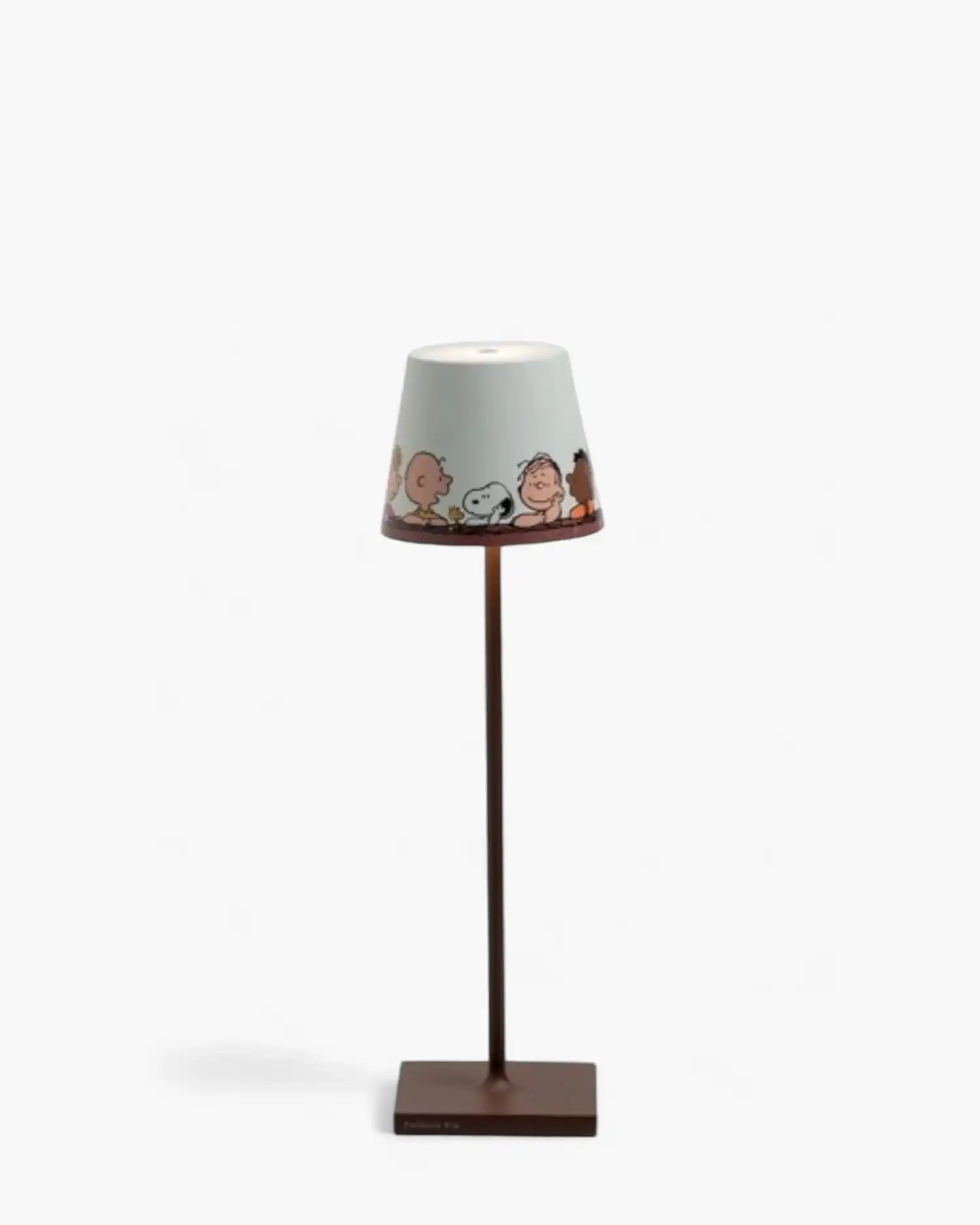 Zafferano Lampes à Porter Poldina x Peanuts table lamp Together - corten stem - Buy now on ShopDecor - Discover the best products by ZAFFERANO LAMPES À PORTER design