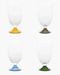 Zafferano Maestro set 4 colored goblet 42 cl -14.78 oz - Buy now on ShopDecor - Discover the best products by ZAFFERANO design