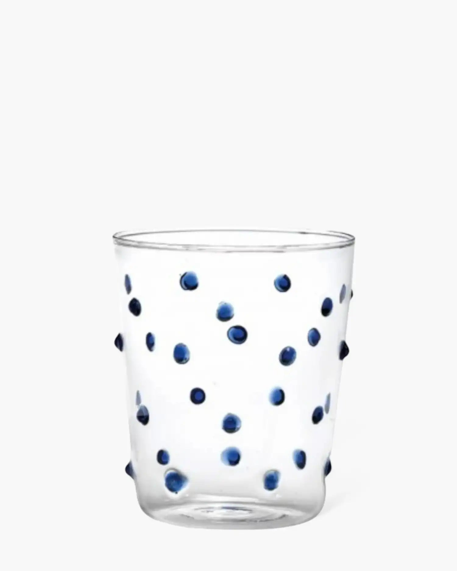 Zafferano Party Tumbler transparent glasses with polka dots 45 cl-15.22 oz Blue - Buy now on ShopDecor - Discover the best products by ZAFFERANO design
