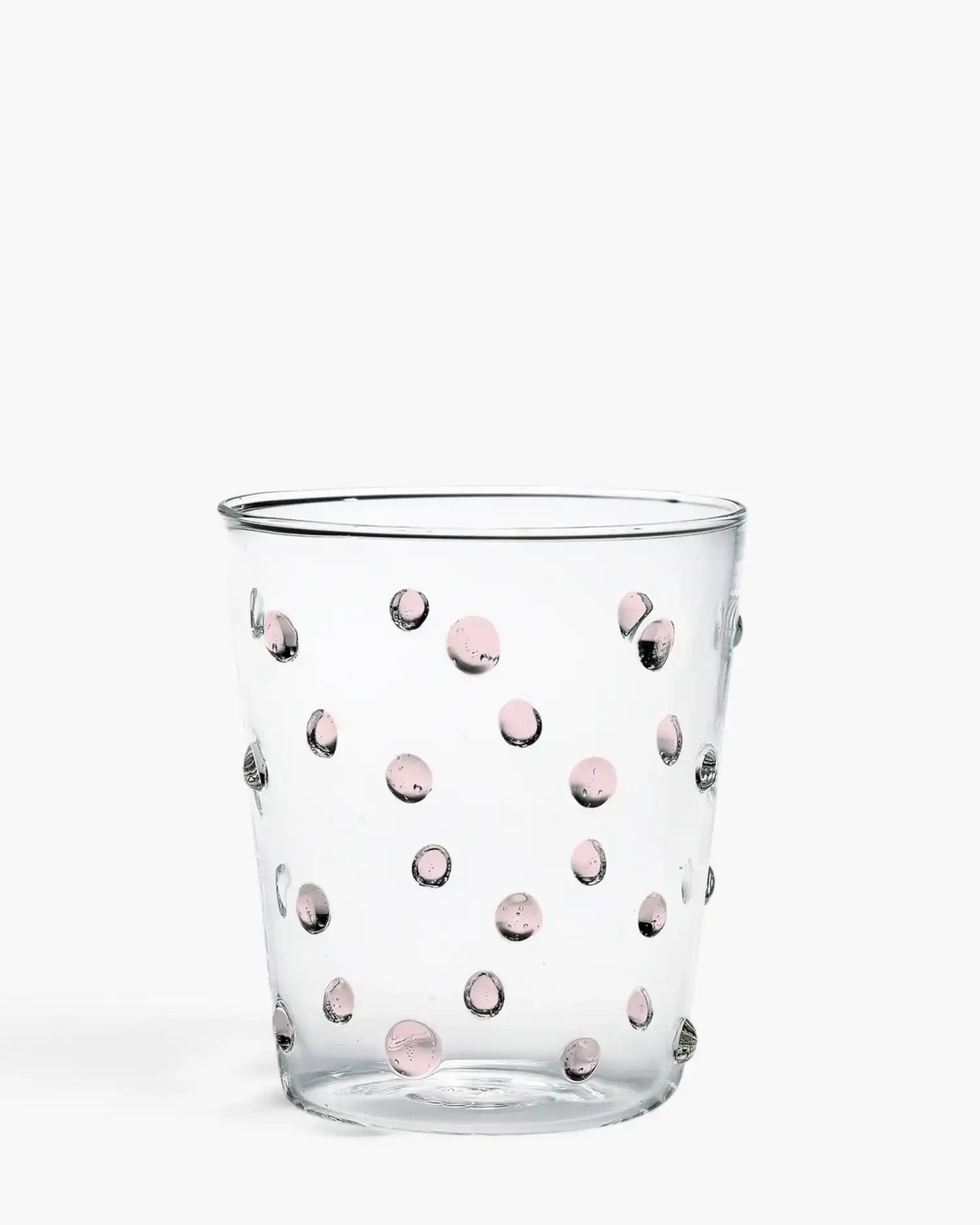 Zafferano Party Tumbler transparent glasses with polka dots 45 cl-15.22 oz Pink - Buy now on ShopDecor - Discover the best products by ZAFFERANO design