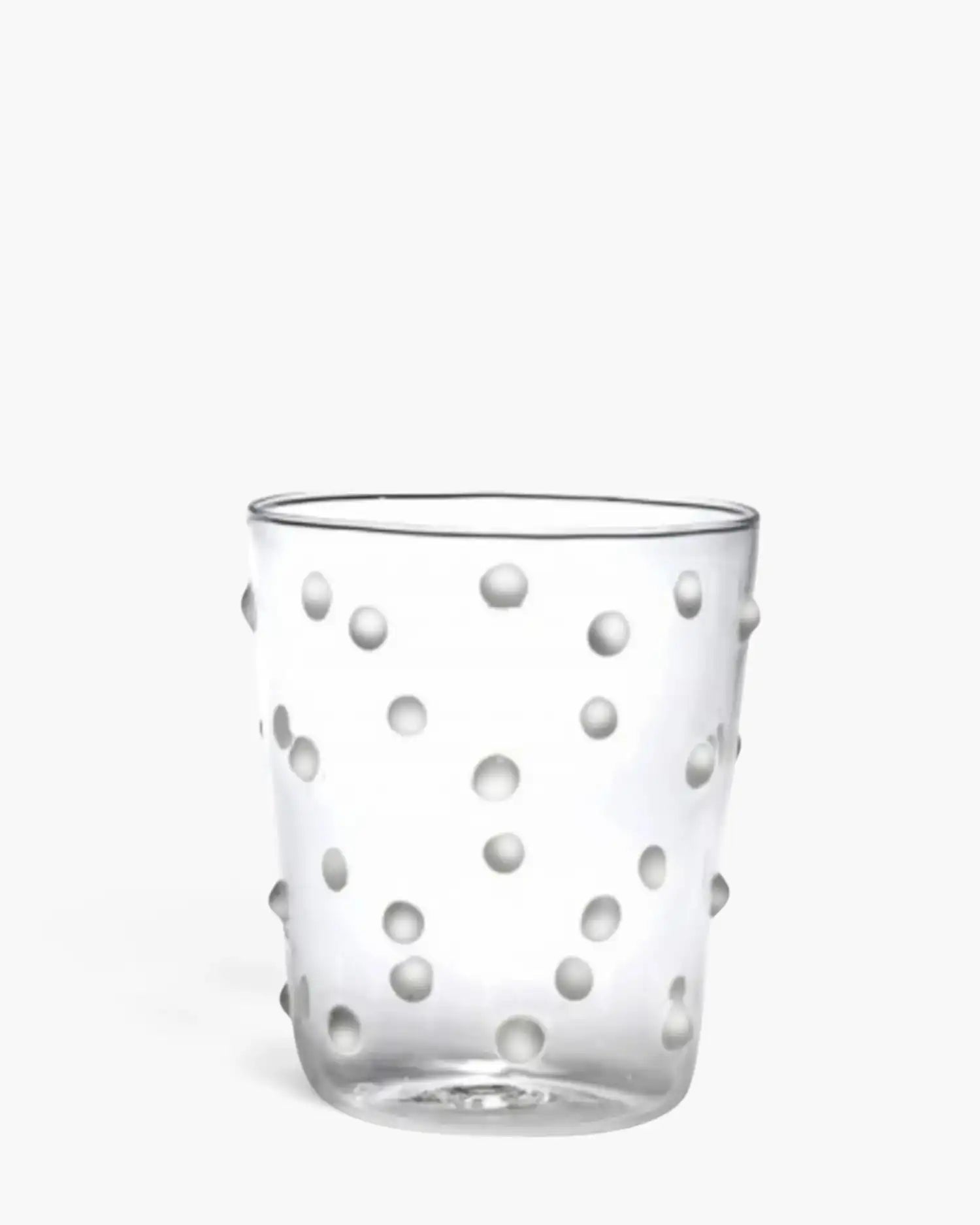 Zafferano Party Tumbler transparent glasses with polka dots 45 cl-15.22 oz White - Buy now on ShopDecor - Discover the best products by ZAFFERANO design