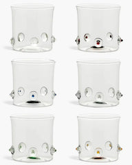 Zafferano Patea set 6 assorted tumbler H 8 cm - 3.14 in - Buy now on ShopDecor - Discover the best products by ZAFFERANO design