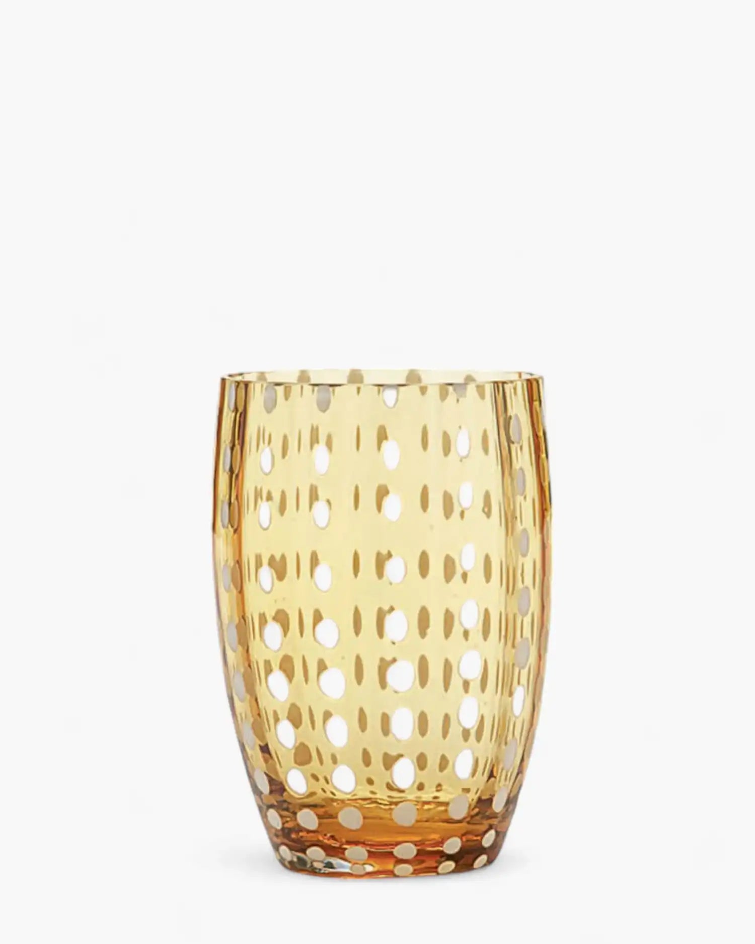 Zafferano Perle tumbler coloured glass 32 cl-10.82 oz Zafferano Amber - Buy now on ShopDecor - Discover the best products by ZAFFERANO design