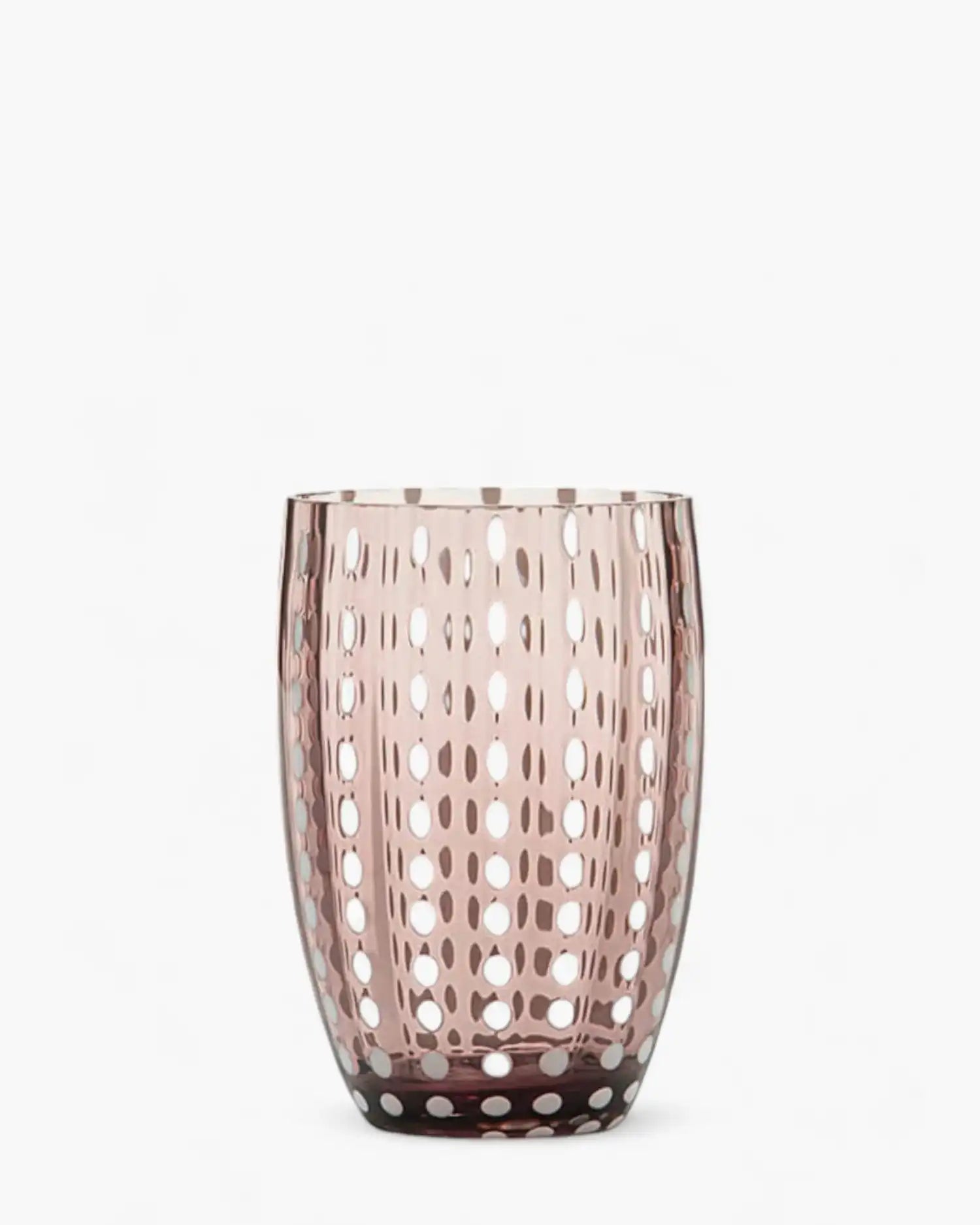 Zafferano Perle tumbler coloured glass 32 cl-10.82 oz Zafferano Amethyst - Buy now on ShopDecor - Discover the best products by ZAFFERANO design