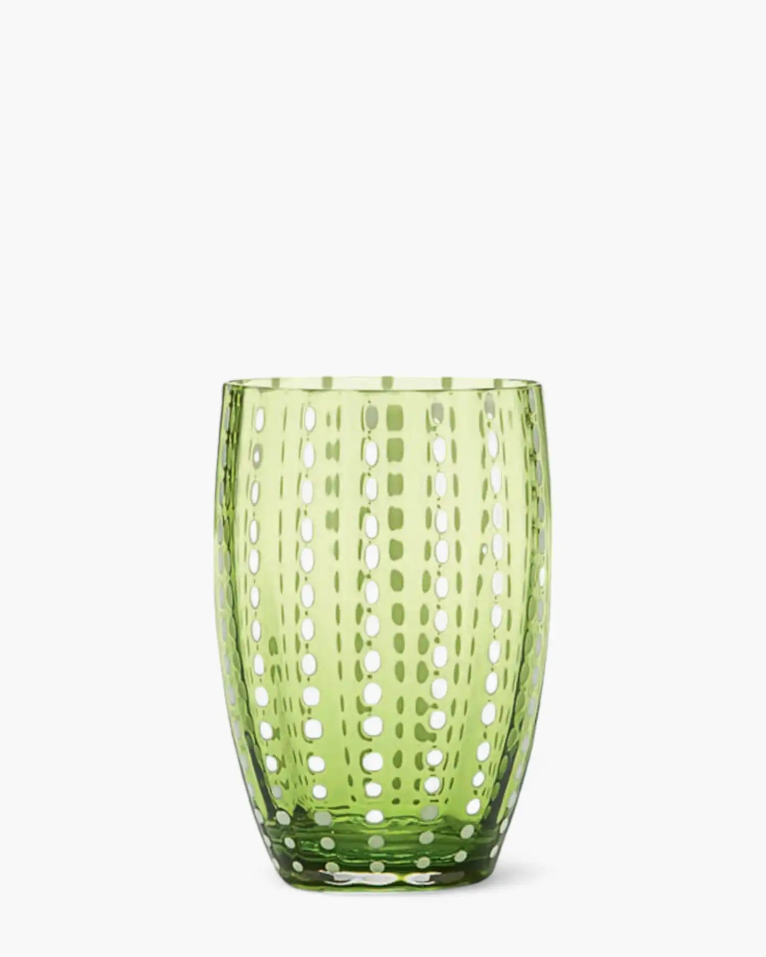 Zafferano Perle tumbler coloured glass 32 cl-10.82 oz Zafferano Apple Green - Buy now on ShopDecor - Discover the best products by ZAFFERANO design