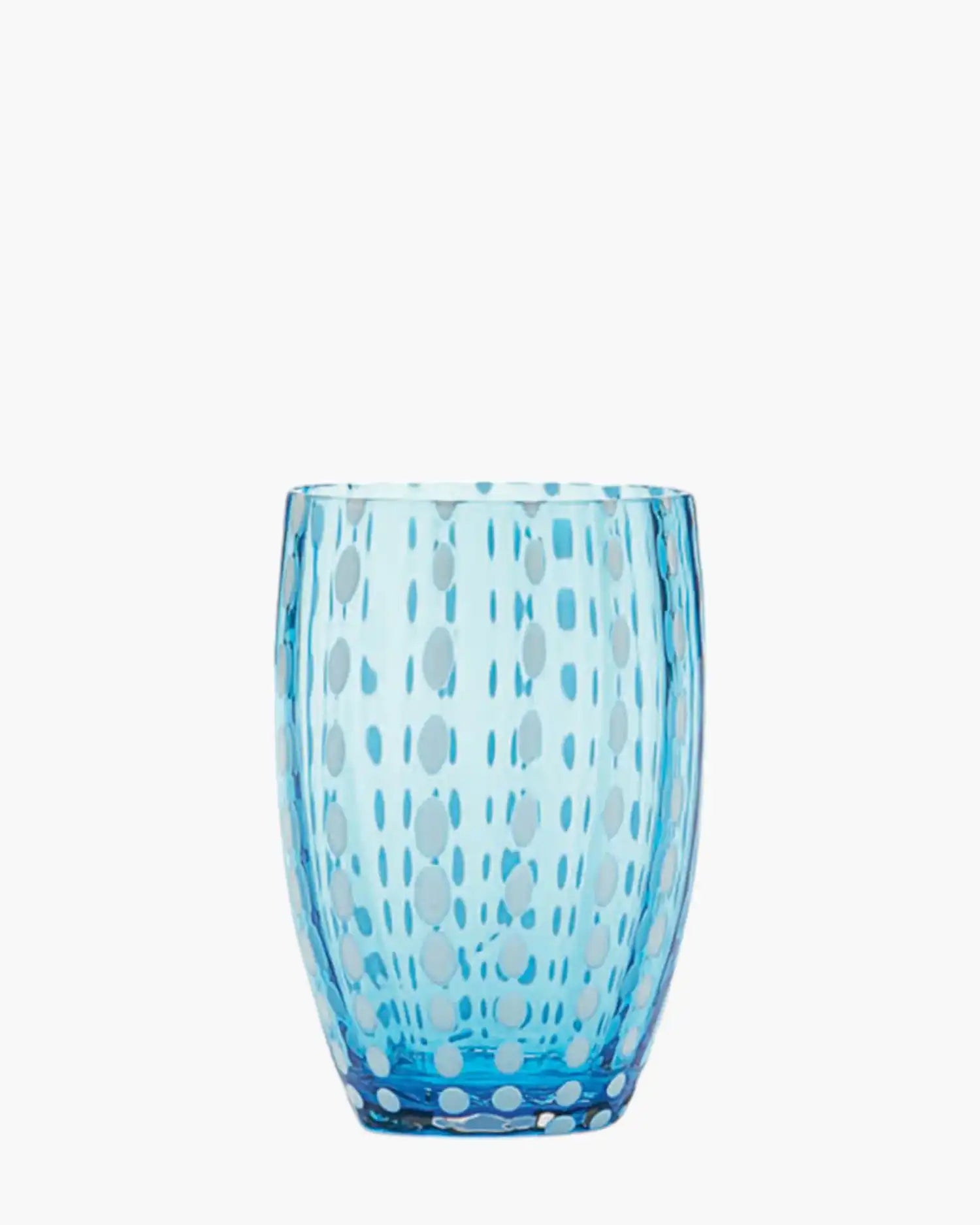Zafferano Perle tumbler coloured glass 32 cl-10.82 oz Zafferano Aquamarine - Buy now on ShopDecor - Discover the best products by ZAFFERANO design