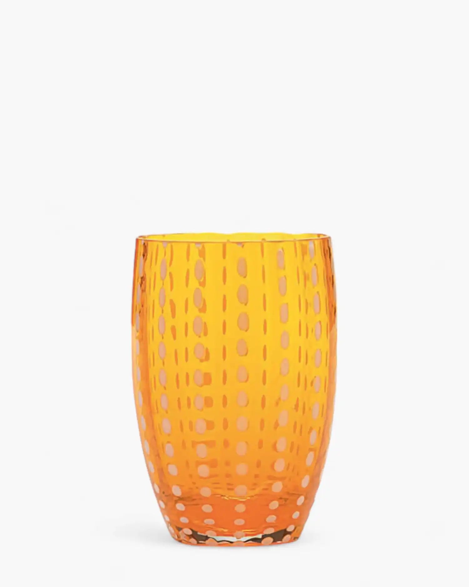 Zafferano Perle tumbler coloured glass 32 cl-10.82 oz Zafferano Orange - Buy now on ShopDecor - Discover the best products by ZAFFERANO design