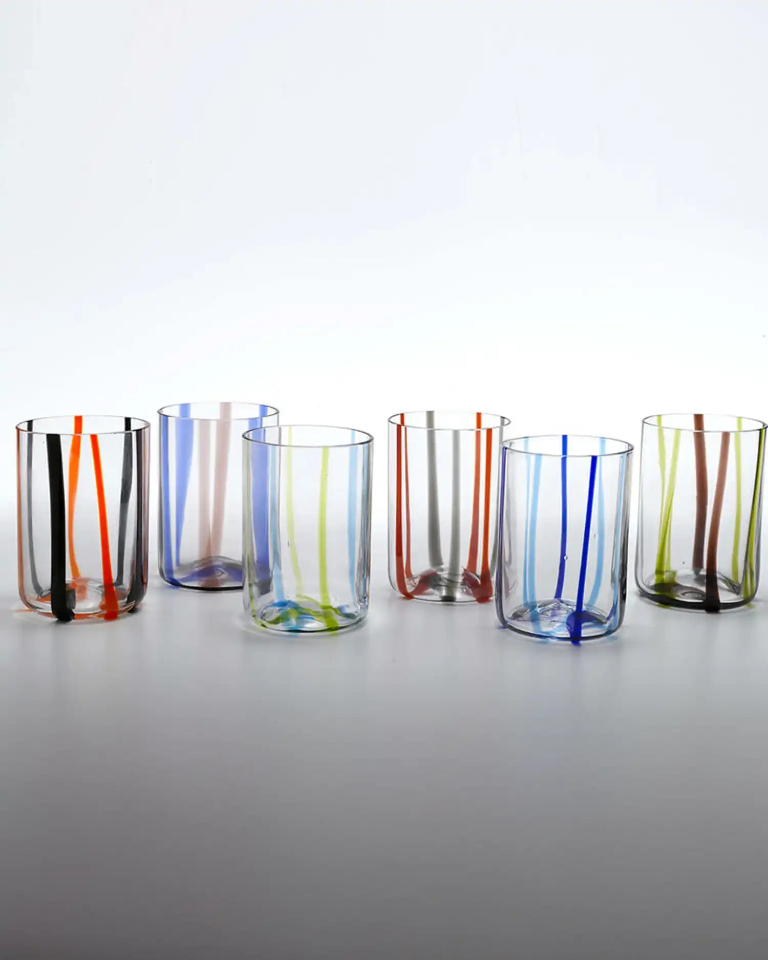 Zafferano Tirache Set 6 tumblers in different colours 35 cl-11.83 oz - Buy now on ShopDecor - Discover the best products by ZAFFERANO design